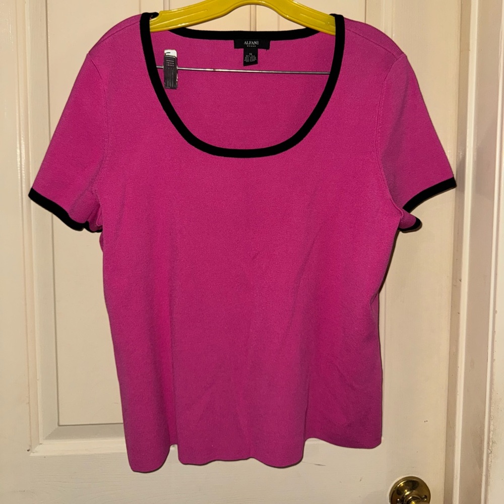 Hot pink loose shirt